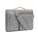 MOSISO 360 保護 ノートパソコンショルダーバッグ、14インチ パソコンケース 対応機種 MacBook Air 15インチ M3 M2 A3114 A2941 2023 2024/Pro 15 A1990 A1707、側開け メッセンジャーバッグ