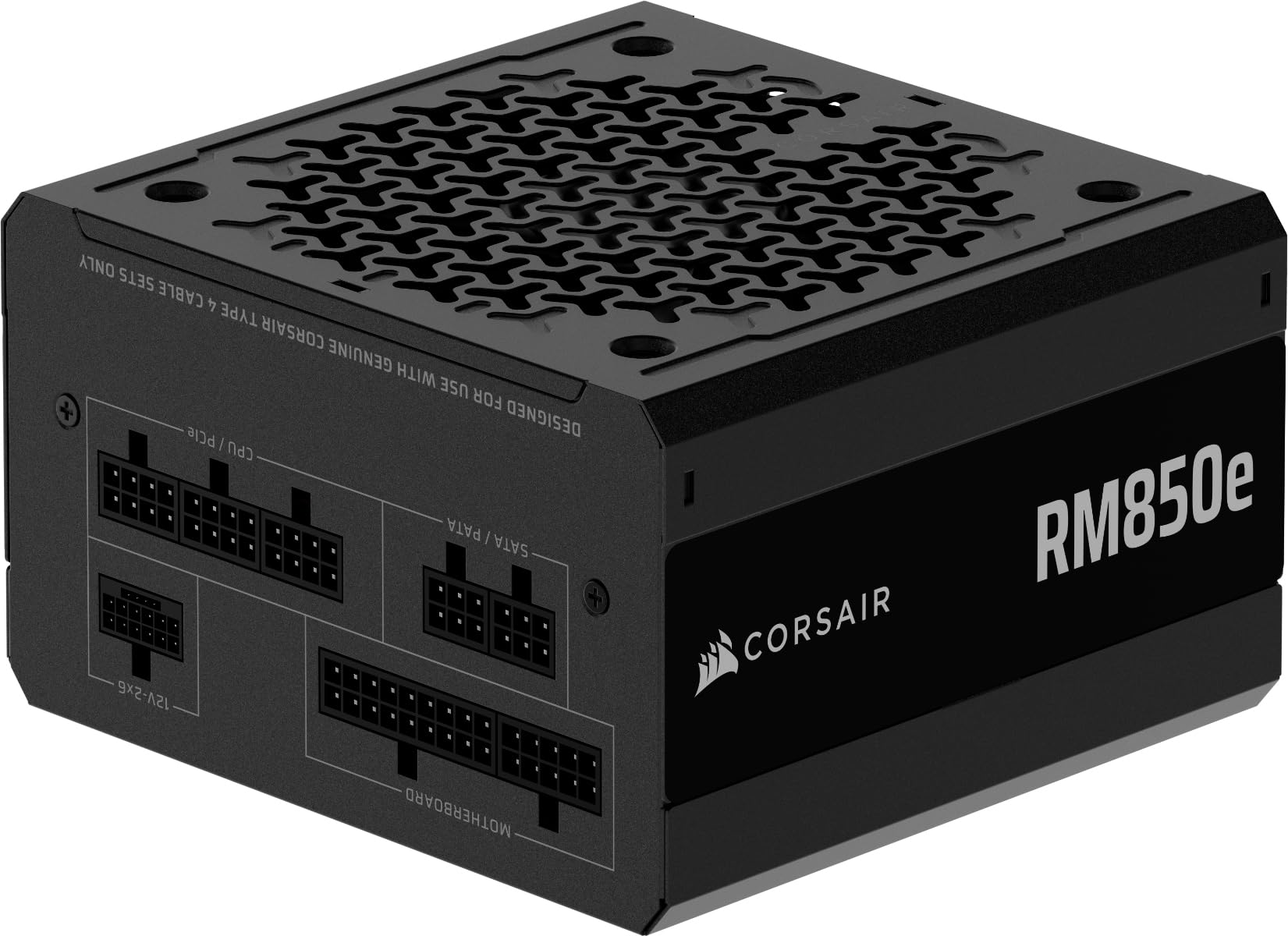 CORSAIR RM850e 2025モデル PC電源ユニット 850W PCIE 5.1 対応 ATX 3.1 認証済 フルモジュラー 12V-2x6 ケーブル付属 CP-9020296-JP