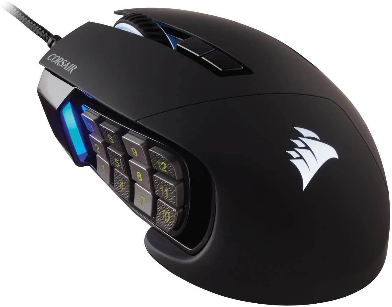 Corsair SCIMITAR RGB ELITE USB ゲーミングマウス 多ボタン RGB搭載 CH-9304211-AP MS431 ブラック///..