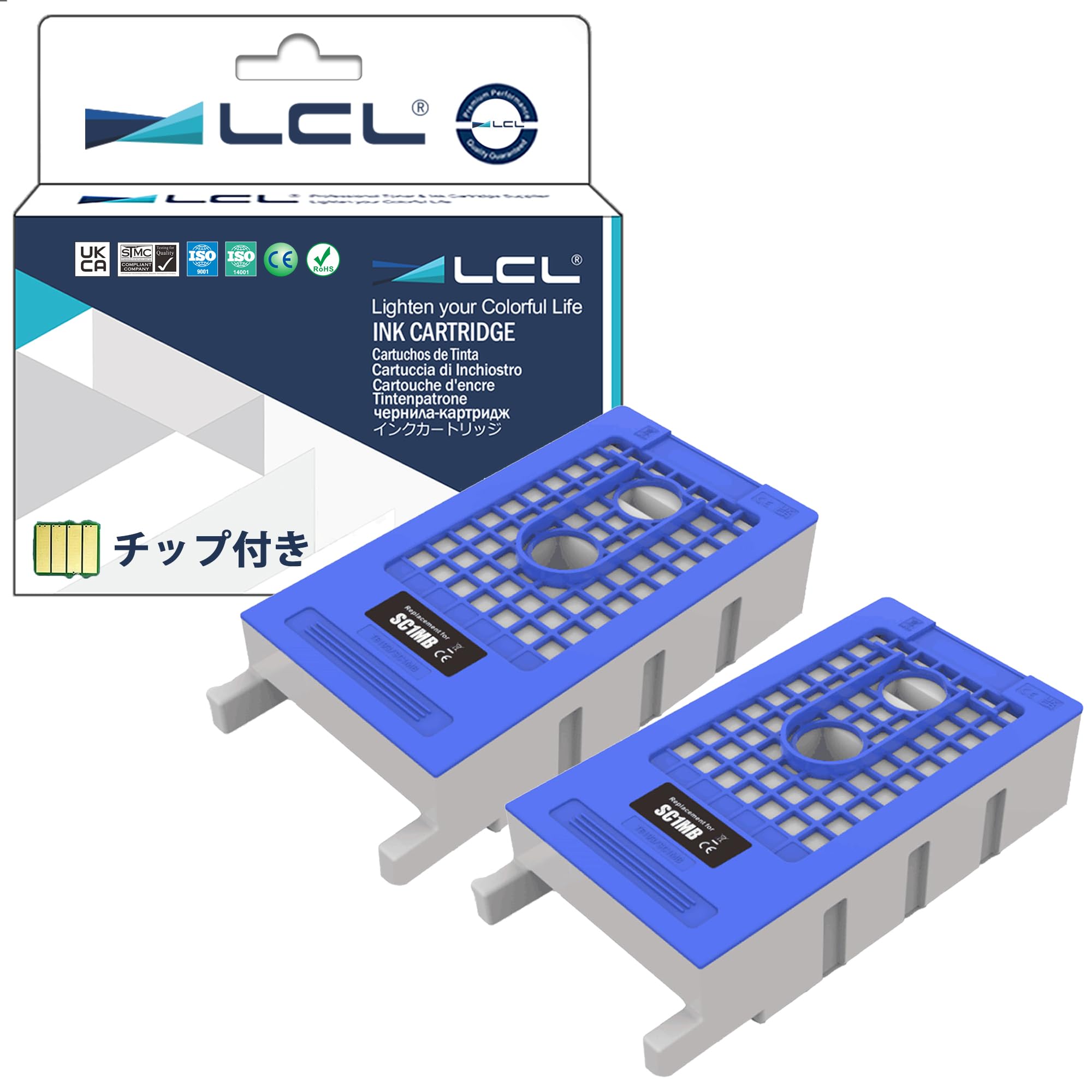 LCL EPSON SC1MB ߴƥʥ󥹥ܥå (2ѥå) бSC-T3050/T3050MS/T3250/T3250MS/T3255/T32MFP/T3MFP2/T5050/T5050MS/T5250/T5250D/T5250MS/