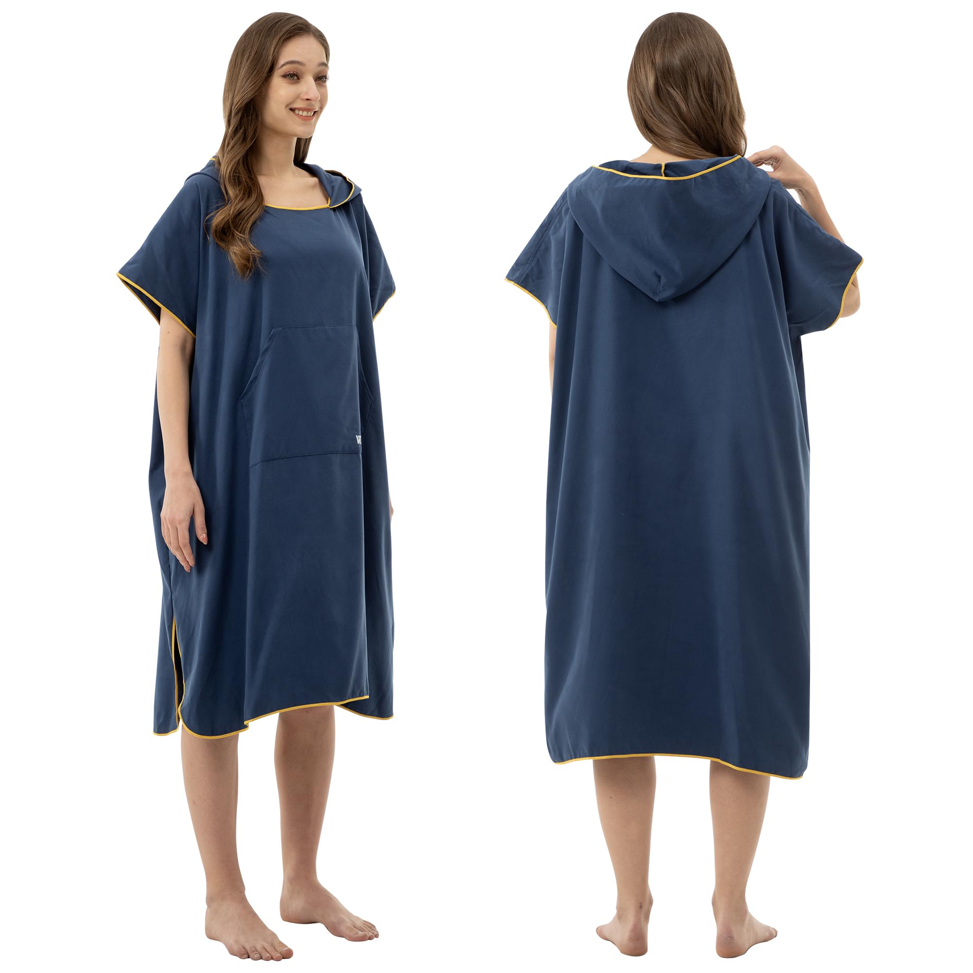 [Winthome] サーフィンポンチョ お着替えタオル サウナポンチョ 速乾吸水 プールタオル ポンチョ バス..