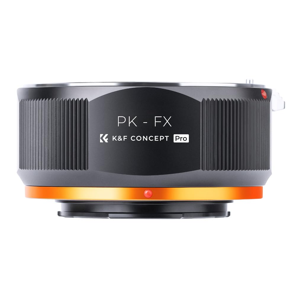 K&F CONCEPT マウントアダプター PK-FX PROII ペンタックス対応Kマウントレンズ-富士フイルムXマウント変換 艶消し仕上げ 反射防止 無限遠実現 メーカー直営店