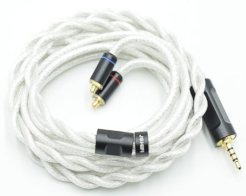 MMCX2.5mmリケーブル 2芯バランス同軸ケーブル銀メッキ・単結晶銅混合線材 2.5mmイヤホンアップグレードケーブル MMCXイヤフォン交換ケーブル (MMCX2.5mm)