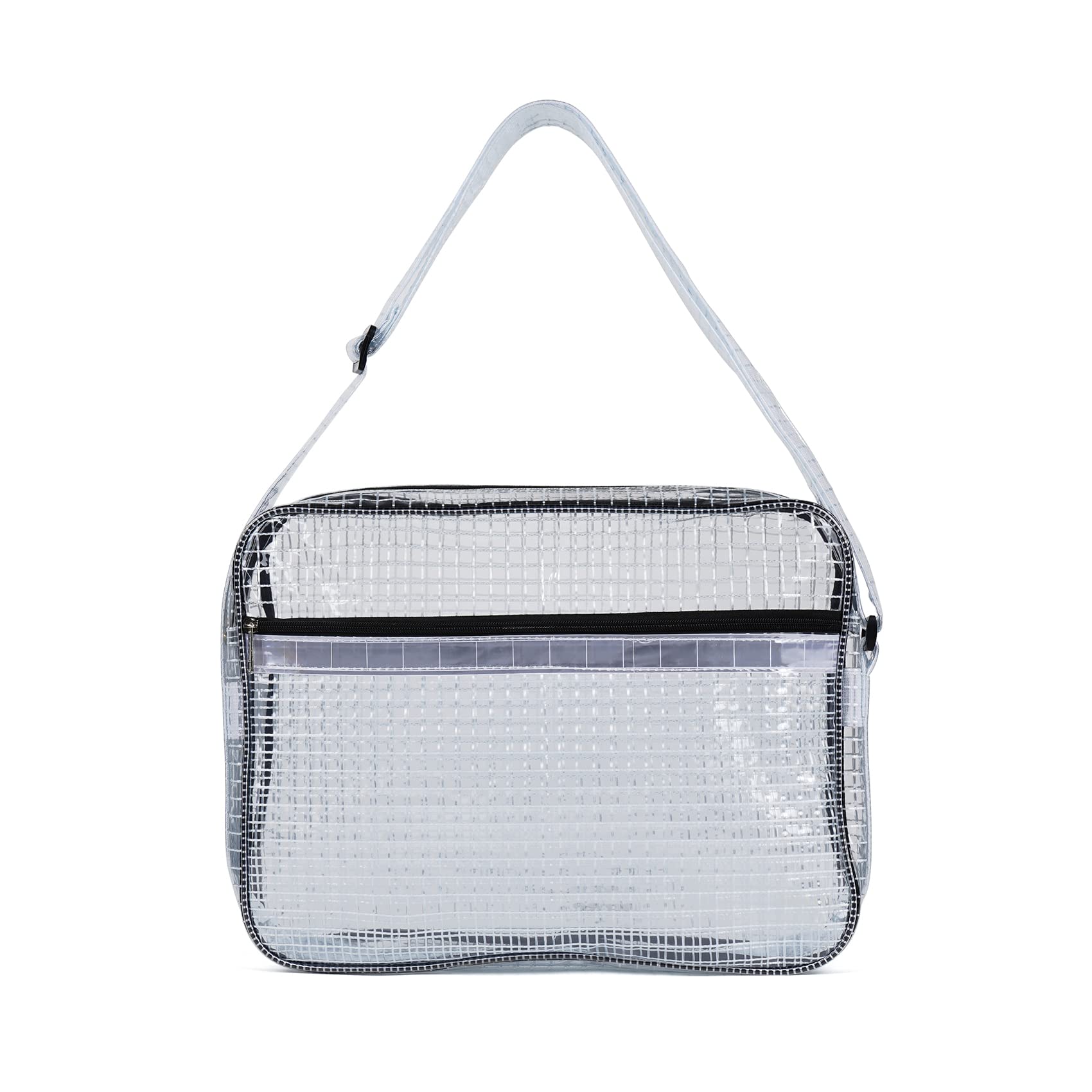 NOTAG クリーンバッグ ショルダー エンジニアバッグ 静電気防止 透明 大きめ ショルダーバッグ メッシ..