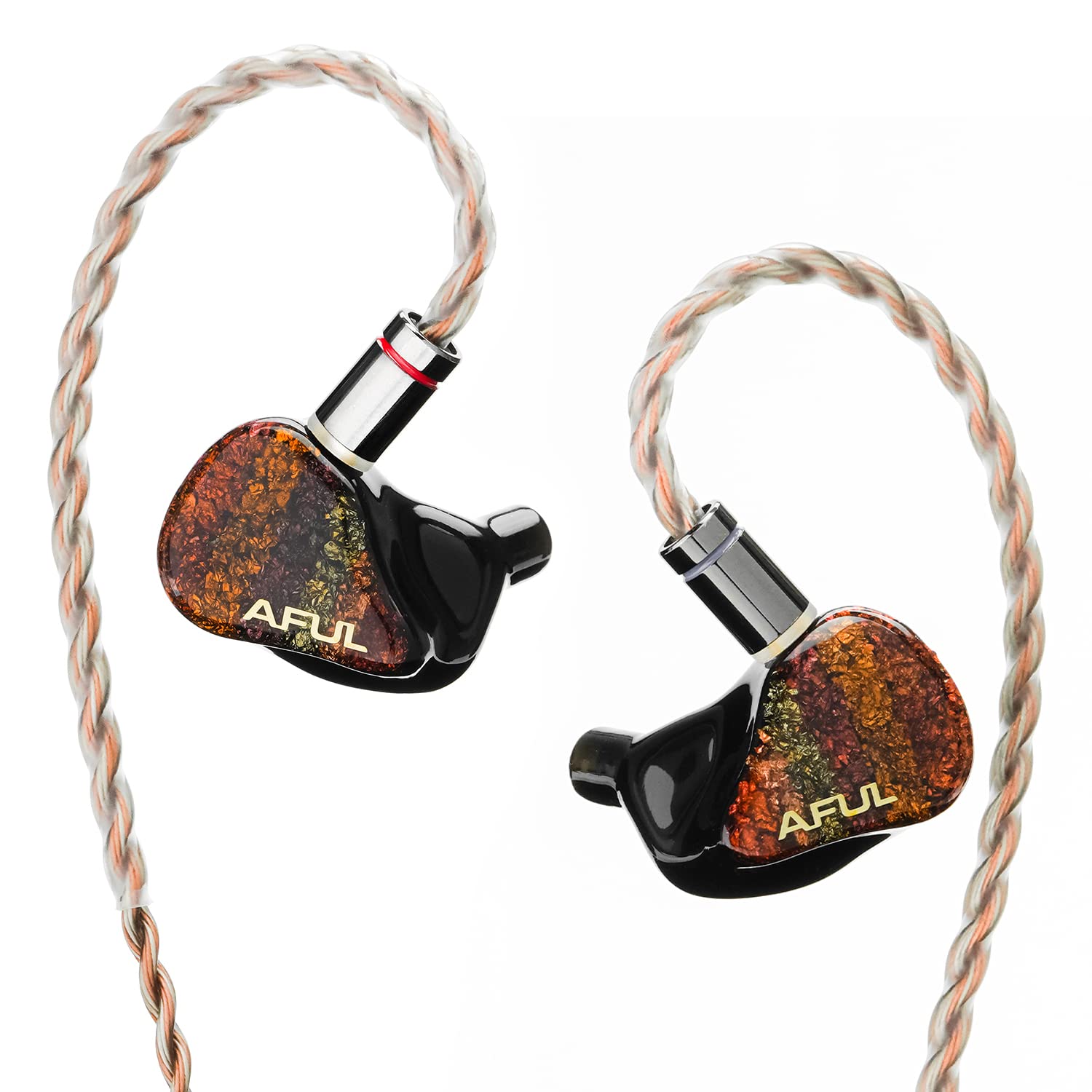 Rakuten - HiFiGo AFUL Performer 8 1DD+ 7BA ドライバー インイヤー モニター、マスターピース ハイブリッド ドライバー IEM 簡単に操作できるインイヤー イヤホン (4.4mm plug)