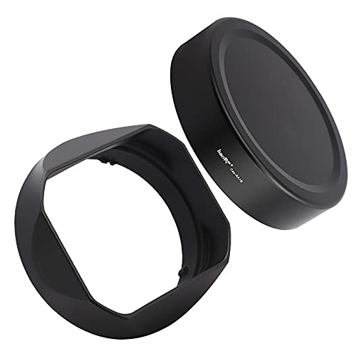 Rakuten - haoge メタル 正方形 レンズフード + フードキャップ 富士フィルム にとって に適用Sony Cyber Shot DSC RX1 RX1R RX1RII R3 rx1m2 and sony FE 35mm F2.8 fe 55mm/F1.8 レン