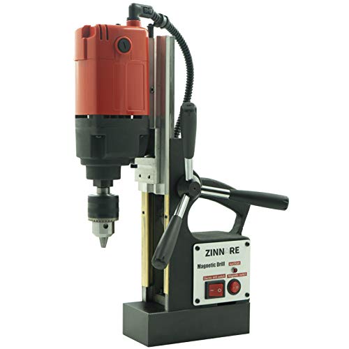 zinnore 磁気ドリルスタンド 磁気ボール盤 マグネット式ドリル 携帯式磁気応用穴あけ機 穴あけ能力140mm