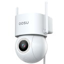 aosu 防犯カメラ 屋外 500万画素 400ルーメン超高輝度 LEDリングライト付き 2.4Gwifi対応 24時間常時録画 1時間ごとに自動巡回 人体検知/車両検知/芝生保護/駐車管理/ペット検知 自動追跡 双方向通話 声光警報 家族共有 電源コード