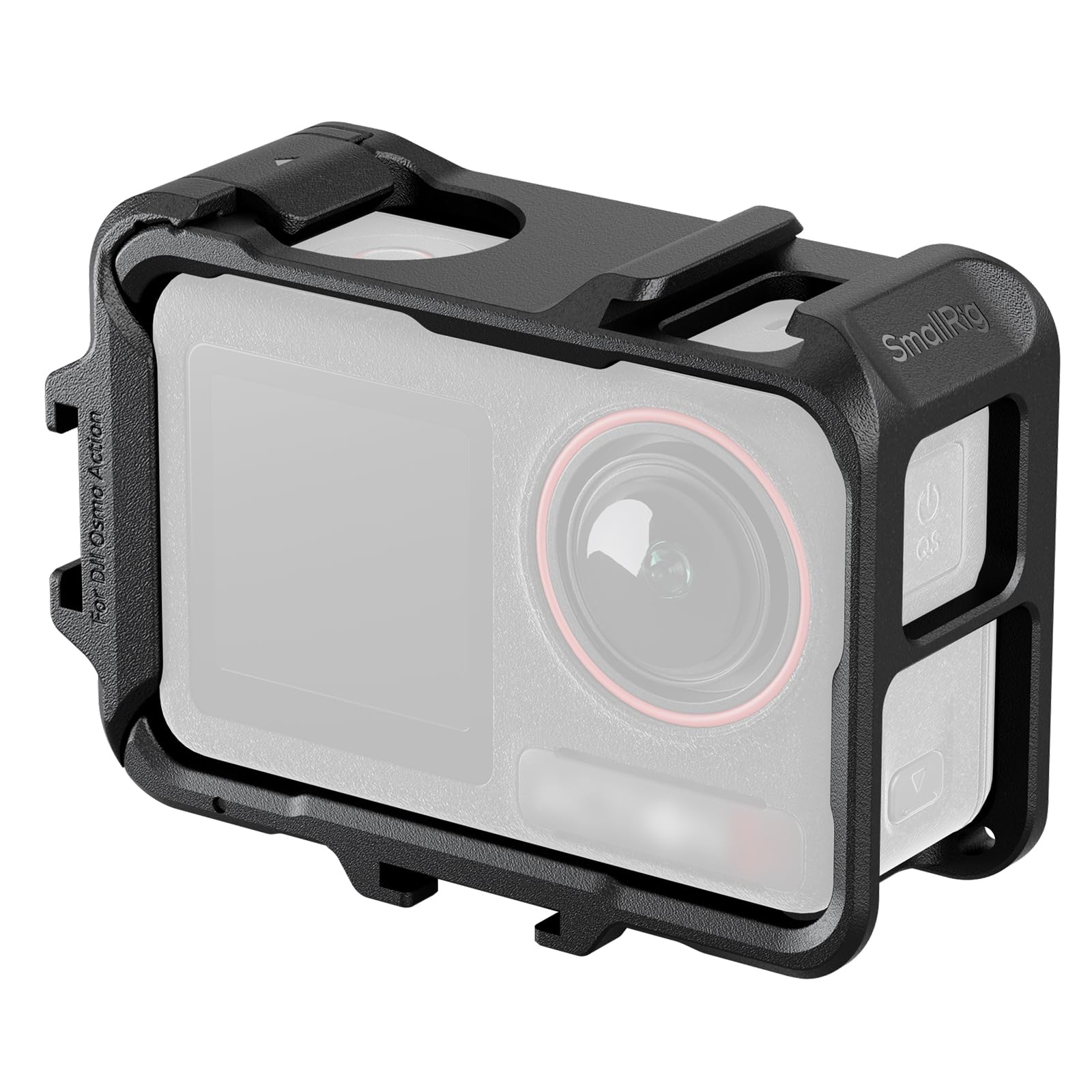 Rakuten - SmallRig Action 5 Pro / 4 / 3対応ケージ DJI用 複数の拡張インターフェースを備えたケージ DJI Osmo Action 3 Action 4 Action 5 Pro用保護フレーム 5135