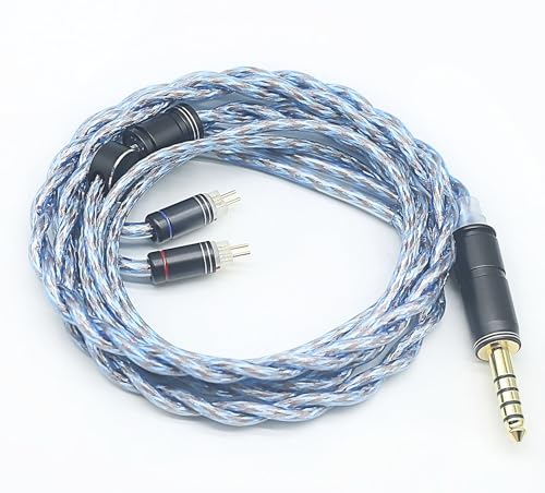 Rakuten - 【JSHiFi-VENUS】2pin4.4mmリケーブル 銀メッキと古河銅&金銀銅同軸線材 4.4mmイヤホンアップグレードケーブル 2pinイヤフォン交換ケーブル (2pin4.4mm)