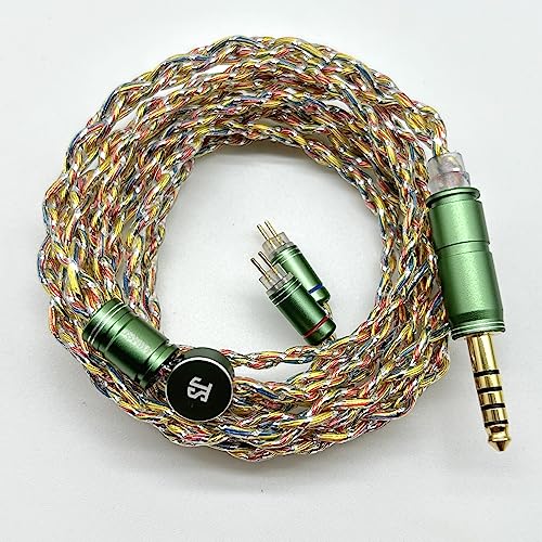 Rakuten - 【JSHiFi-Fairy】2pin4.4mmリケーブルバランス 金メッキと銀メッキと銅混合&銀箔線材 4.4mm交換ケーブル 2pinイヤホンアップグレードケーブル (2pin4.4mm)