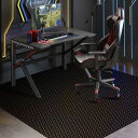 デスクごとチェアマット ゲーミングチェアマット ダイニングマット 190×150cm 床保護マット 六芒星柄 SALLOUS 超大判 特大サイズ PVC 抗菌 防カビ ズレない 厚さ1.5mm 静電気防止 無味無臭 ソフト おしゃれ キズ防止 お手入れ簡単