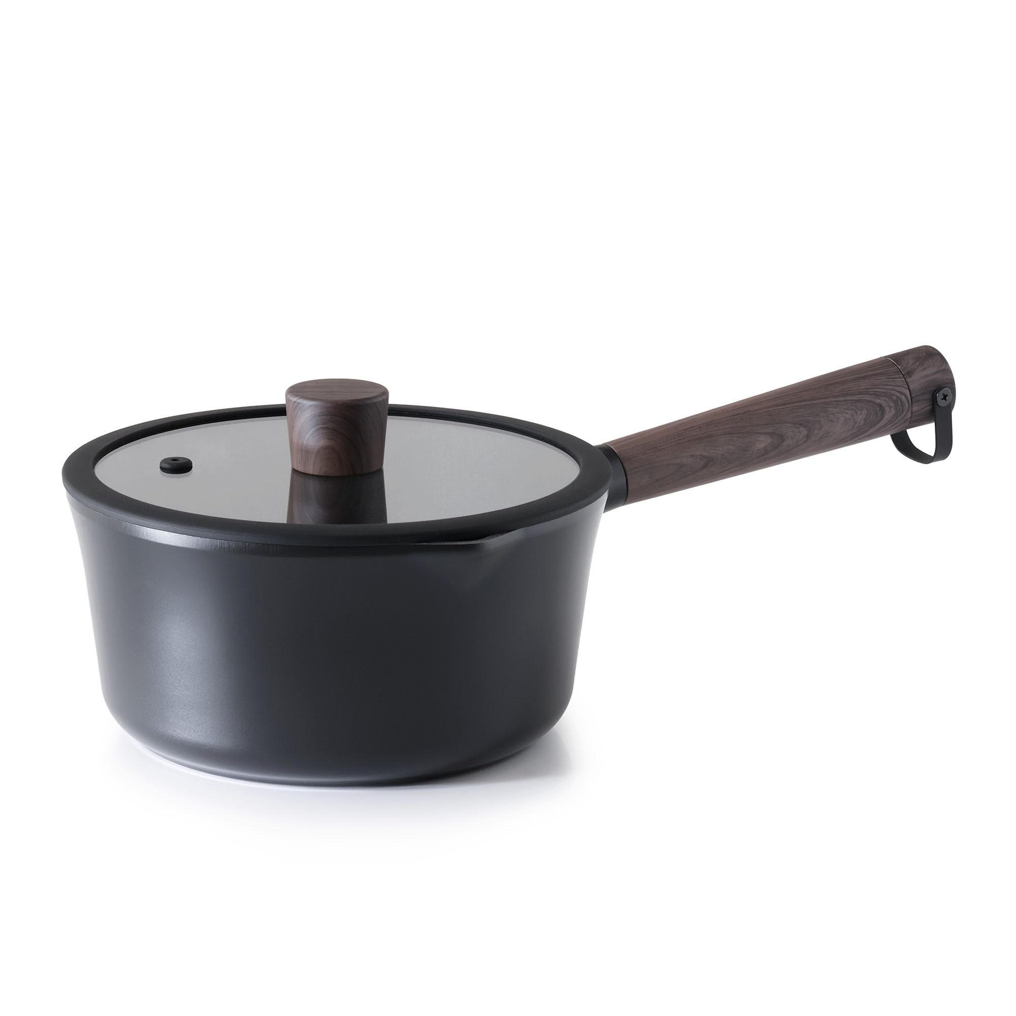 sensarte 片手鍋 20cm 蓋付き ih対応 ガス 鍋 ソースパン 焦げ付きにくい ノンスティック加工 PFOAフリ..