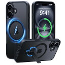 【新発想360°回転!スマートアーム搭載!】CASEKOO iPhone 16 用 ケース 超強力な磁力 縦横両対応 【MagSafeとスタンド併用】 マグネッ...
