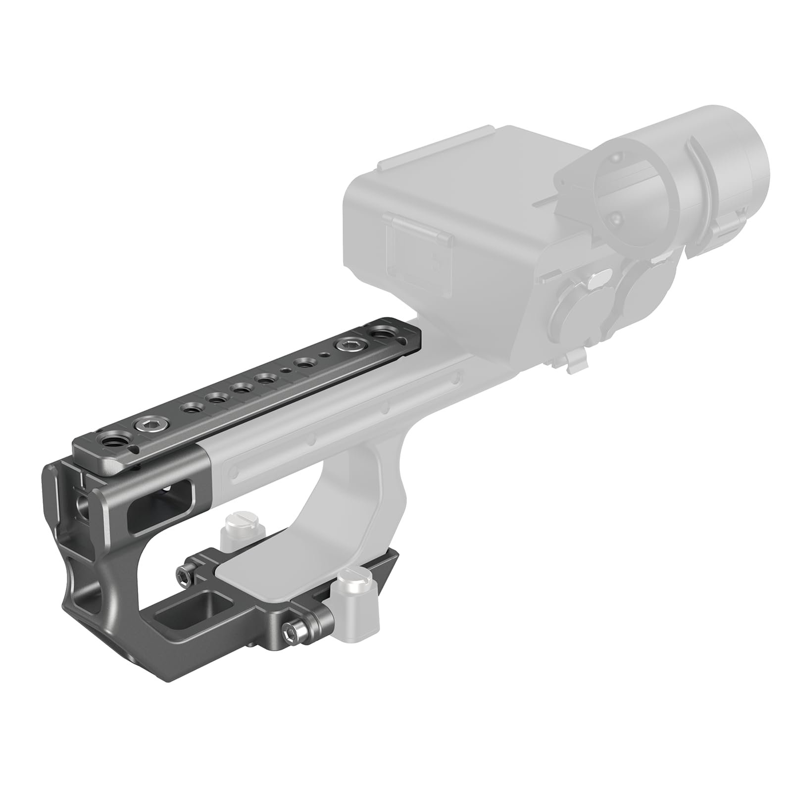SmallRig FX3/FX30用XLRハンドル用延長マウントプレートキット コールドシュー付き HawkLock クイックリリース構造 1/4"-20穴と3/8" -16位置決め穴備え- 4830