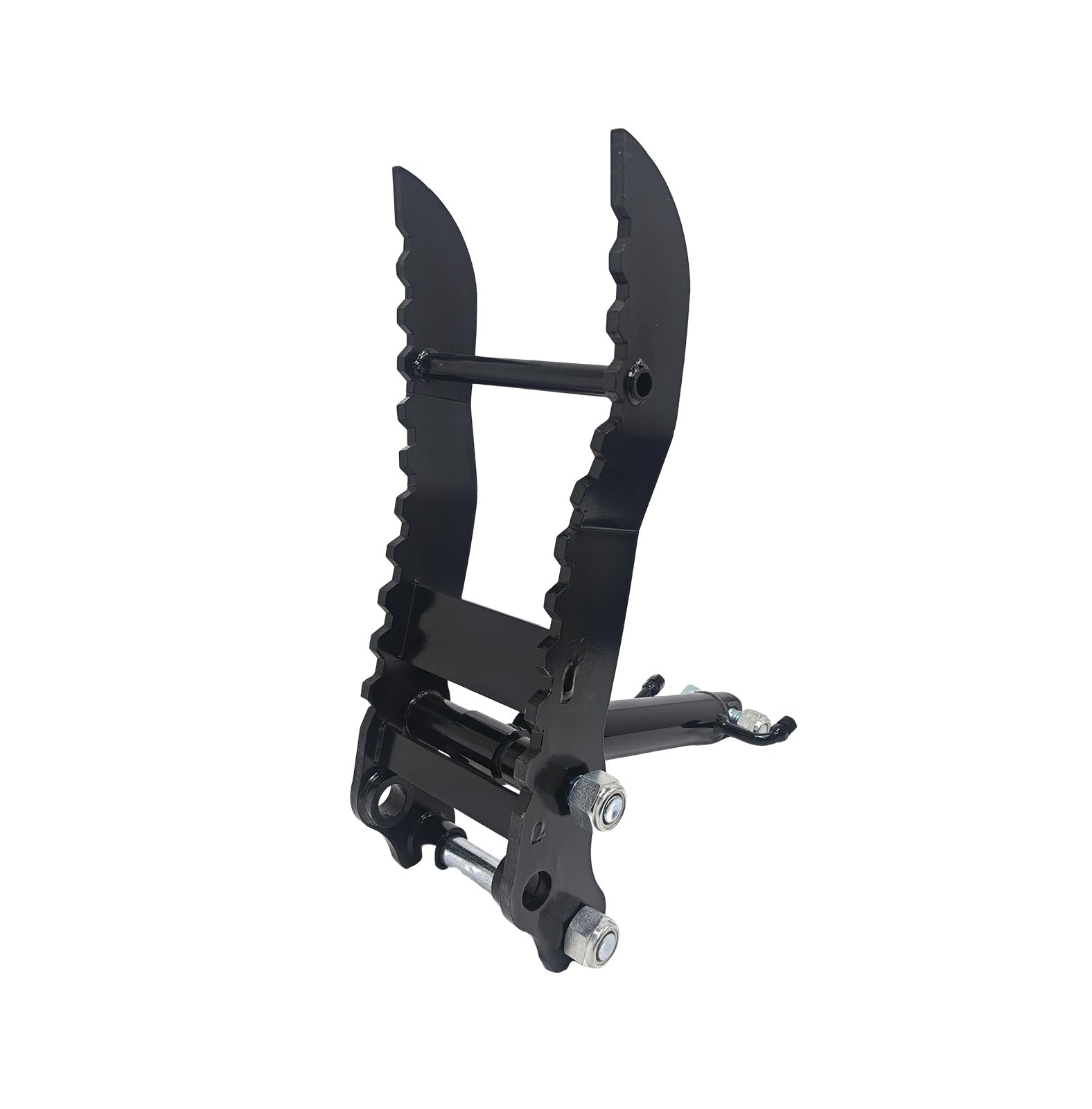 INTBUYING 油圧ショベルバケット ナカちゃんフォーク 折り畳みフォーク 長さ40cm 1T-3T小型掘削機に適用