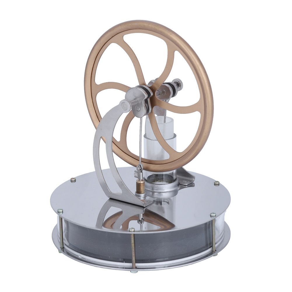 Hilitand スターリングエンジン 教育モデル スチームエンジニアリング おもちゃ 低温スターリングエン..