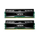 Patriot Memory Viper3 Series DDR3 1600MHz PC3-12800 16GBキット (2 x 8GB) デスクトップ用メモリ CL10 永久保証 PV316G160C0K