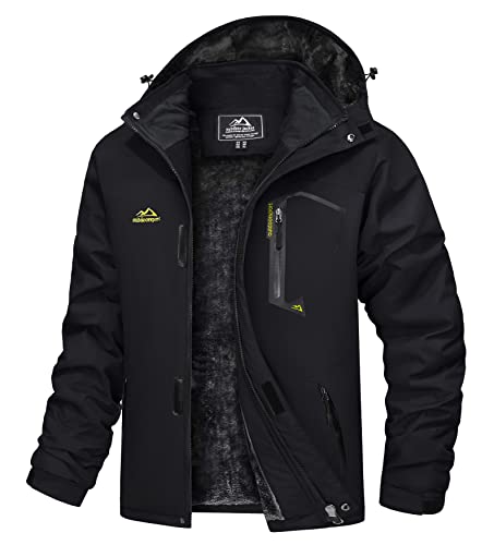 [MAGCOMSEN] 登山ウェア アウトドア ソフトシェル ジャケット コート 男性 迷彩服 通気 軍用 ブラック CN 3XL=日本サイズXL