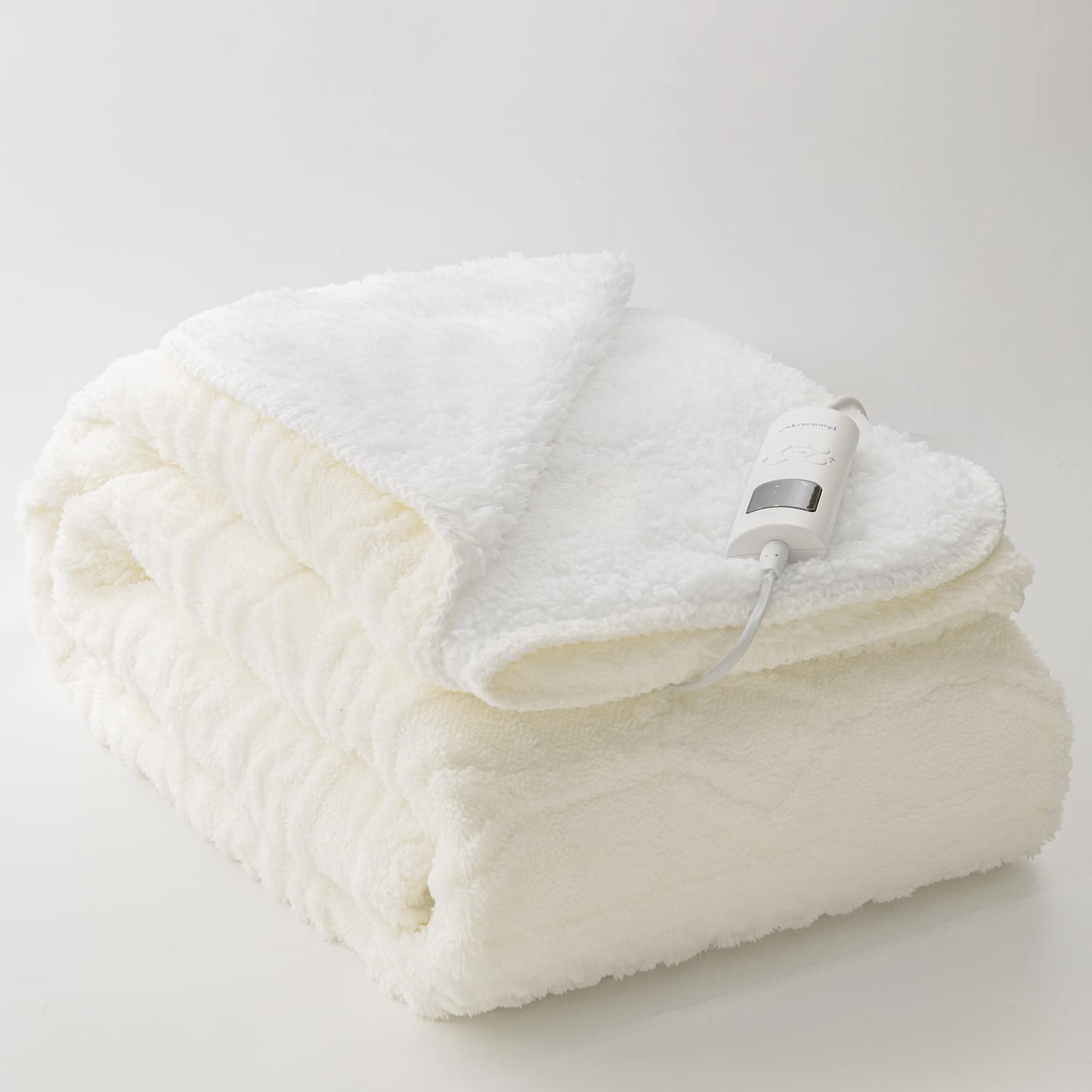 Phantoscope 電気毛布 掛け敷き兼用 188X130cm 9段階温度調節 9段階タイマー機能 電気掛け毛布 自動電源オフ 過熱保護 電気ひざ掛け 防寒対策 ダニ退治 快眠暖房 電気掛毛布 PSE認証済み 軽量 洗える 電気ブランケット フランネル