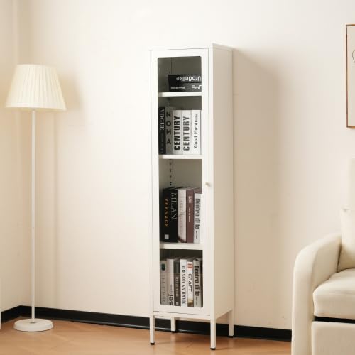 楽天SelectSHOP 岐阜 楽天市場店オーエスジェイ（OSJ） キャビネット スリム リビング収納 キッチン収納 隙間収納 すき間収納 サイズ：幅35*奥行30*高さ150CM ホワイト