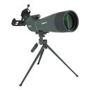 SVBONY SV28 フィールドスコープ 20-60x80mm 傾斜型 スポッティングスコープ バードウォッチング 望遠鏡 高倍率 FMC ポールプリズム 野鳥観察 アーチェリー 狩猟 お月見 卓上三脚とスマホアダプター付き 小型軽量 初心者対応
