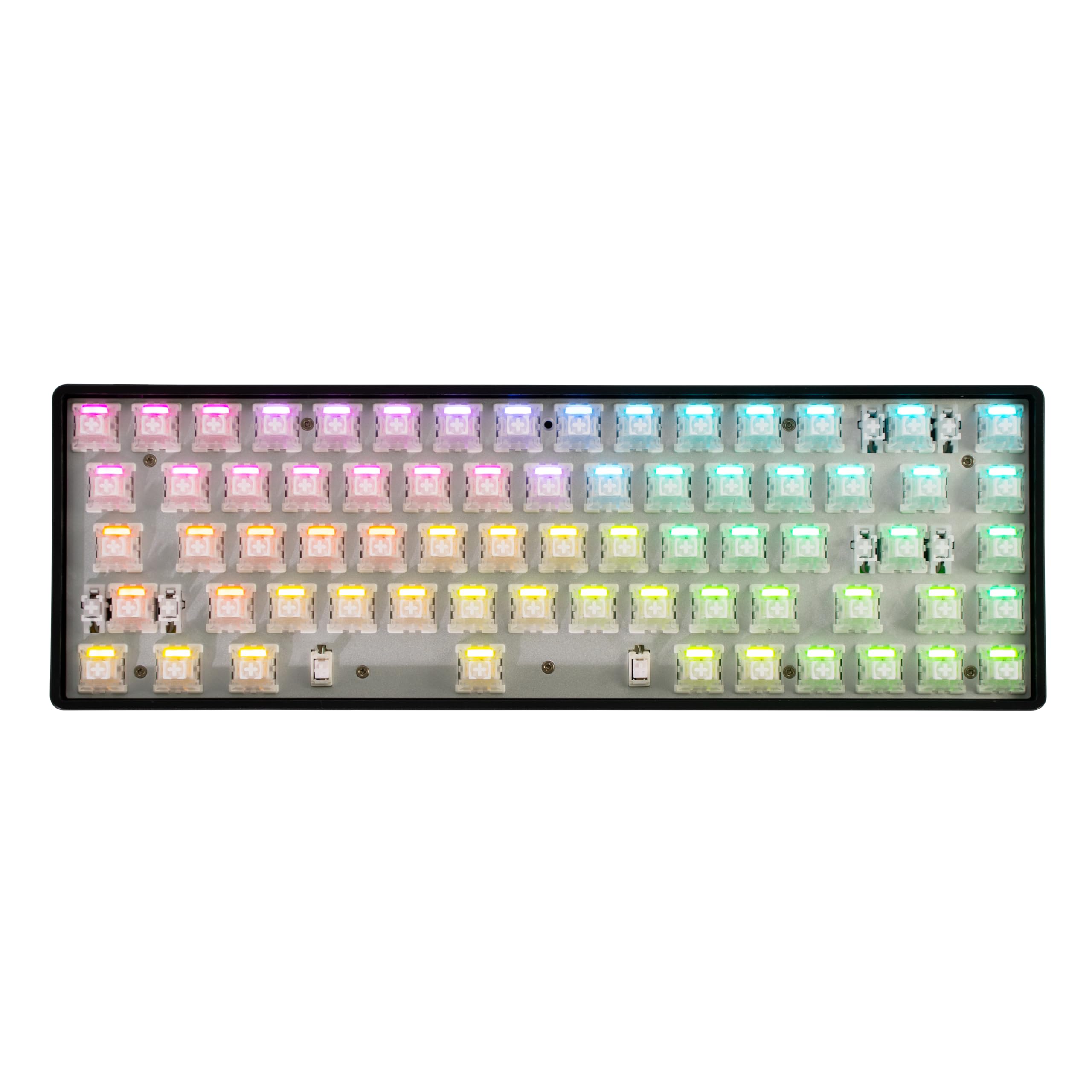 Rakuten - DrunkDeer G65 eスポーツゲーミングキーボード、ラピッドトリガーキーボード - ホール効果スイッチ - 磁気スイッチ - ラストウィン＆リリースデュアルトリガーモード - 調整可能な作動、黒い - ベアボーン