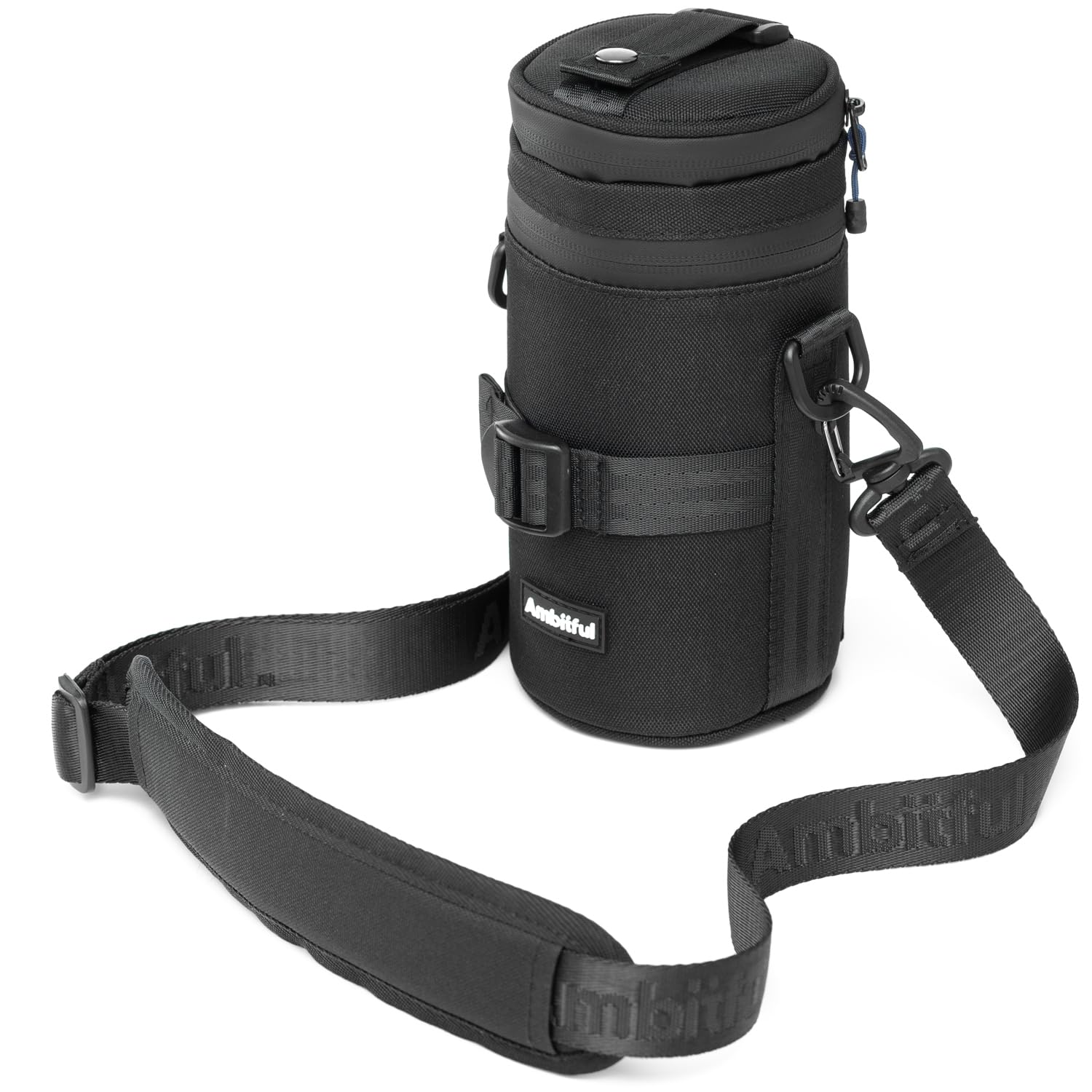 AMBITFUL 防塵・防水・防衝撃 厚手カメラレンズポーチケース ソニー/ニコン/キヤノン/フジフイルム/タムロン対応 80×155 mm (3.15×6.10 in) 以下のレンズ用