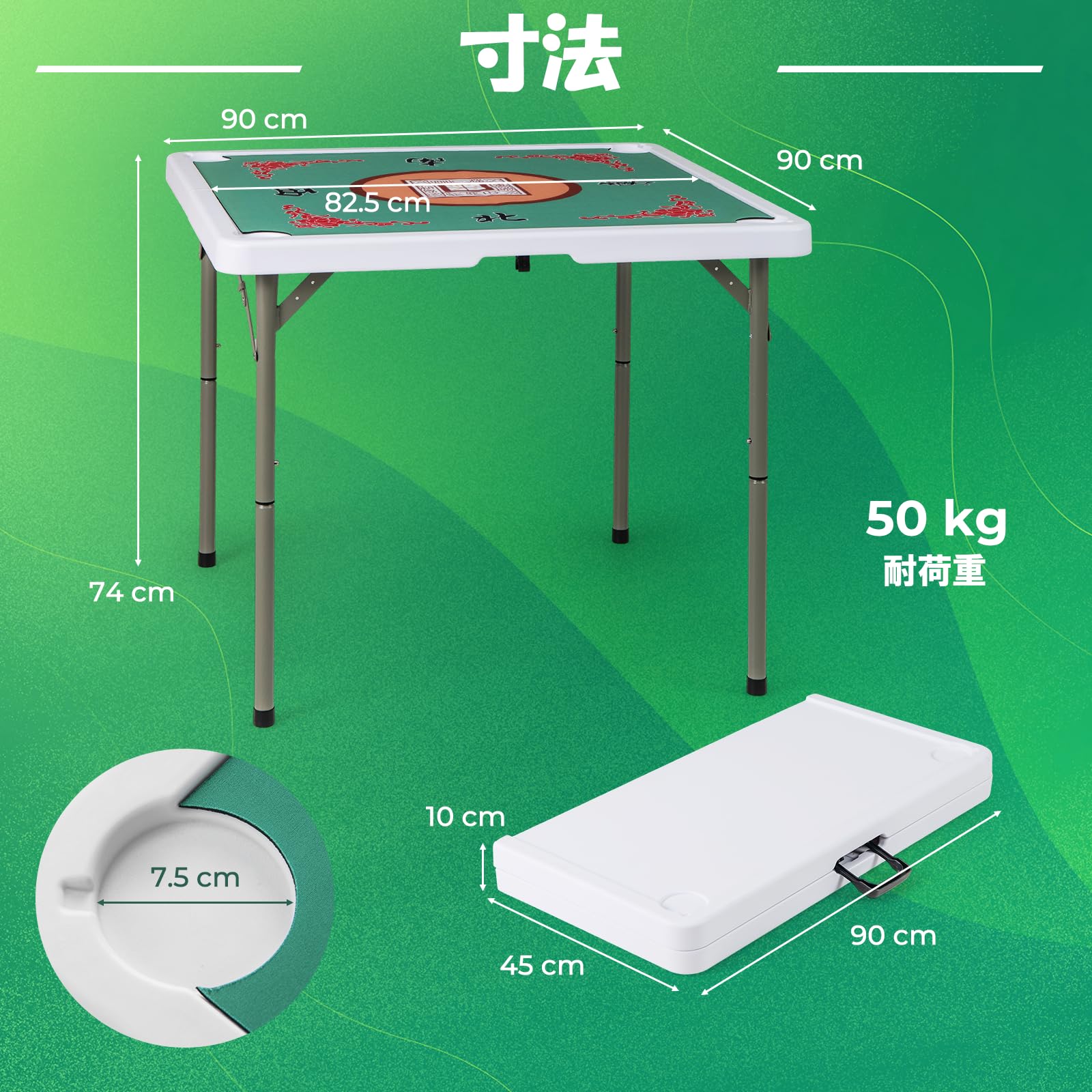 GYMAX ����� �ޤ���� ���� �ޡ������ơ��֥� �Ѳٽ�50kg ��90x����90x�⤵74cm �ޡ������ ��� �ơ��֥� ���ꤿ���� ���åץۥ�����դ� ������ �������� ��Ǽ��ñ ����ѥ����߷� �ѵ��� �ڤ��� ���٤� ������ (�������꡼��)