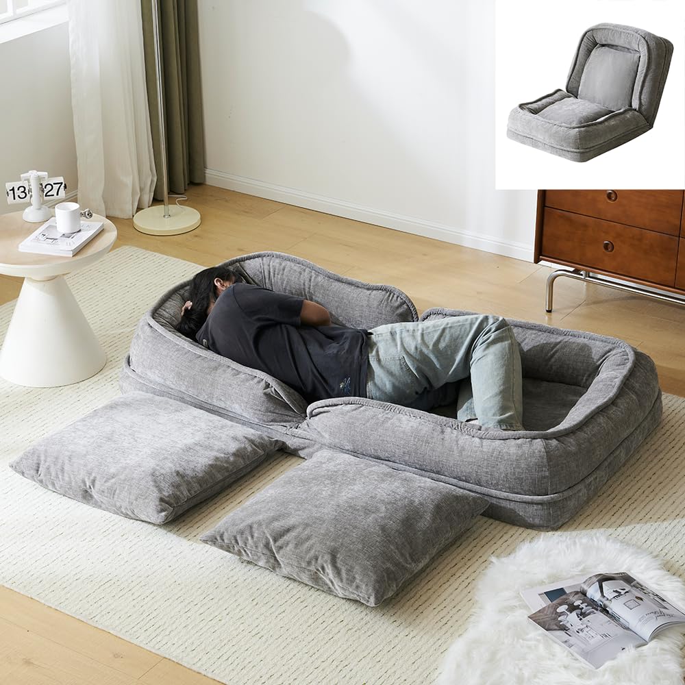 オーエスジェイ(OSJ) ソファーベッド ソファー ローソファー sofa bed 奥行き170 6段リクライニング可..