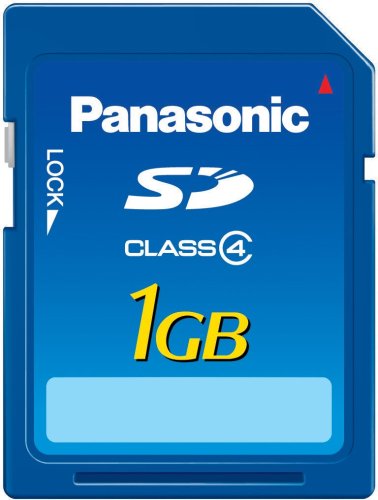 パナソニック SDメモリーカード 1GB RP-SDM01GL1A