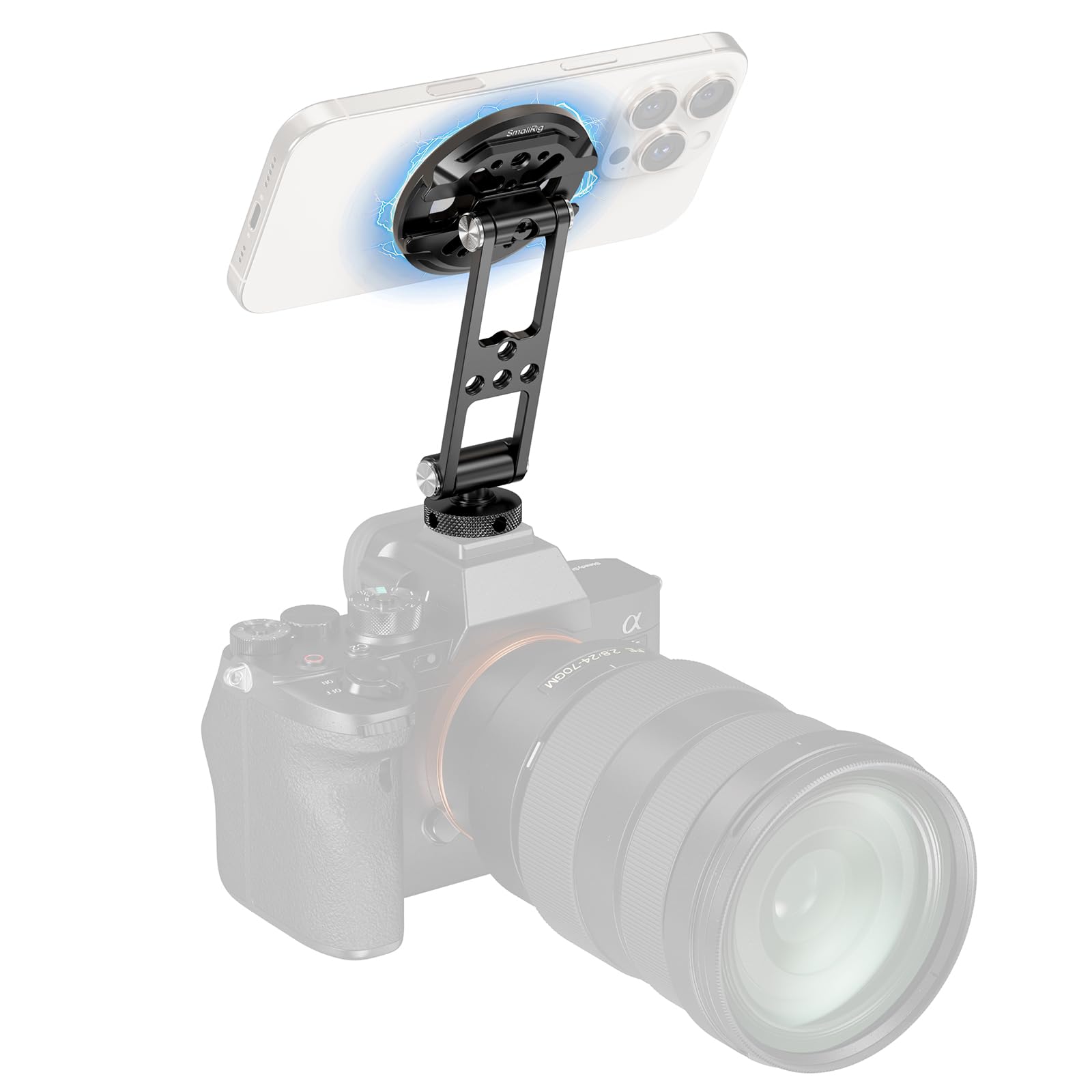 SmallRig �ޥ��ͥåȼ��᥿�륹�ޥۥޥ���� ������ɥ��塼�ޥ�����դ� Ĵ����ǽ ��ž�����ޥۻ��ӥۥ���������ץ��� iPhone��/������˥����...