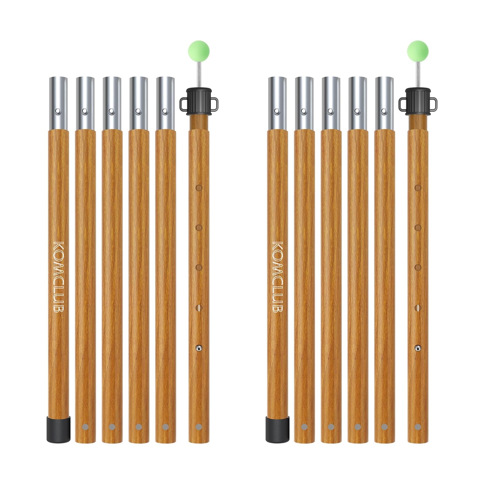 KOMCLUB  ƥȥݡ ץݡ Ĺ240cm 24mm 6Ϣ ʬ估 2 ץåܥ ¿ʳĴ...