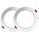 FWAYTECH LEDダウンライト 150 18W 器具一体型LED 埋込穴LED 薄型LED AC100-240V調光器非対応 照射角120度 密閉器具対応 (埋込穴φ150mm(2個), 昼白色相当(5000K))