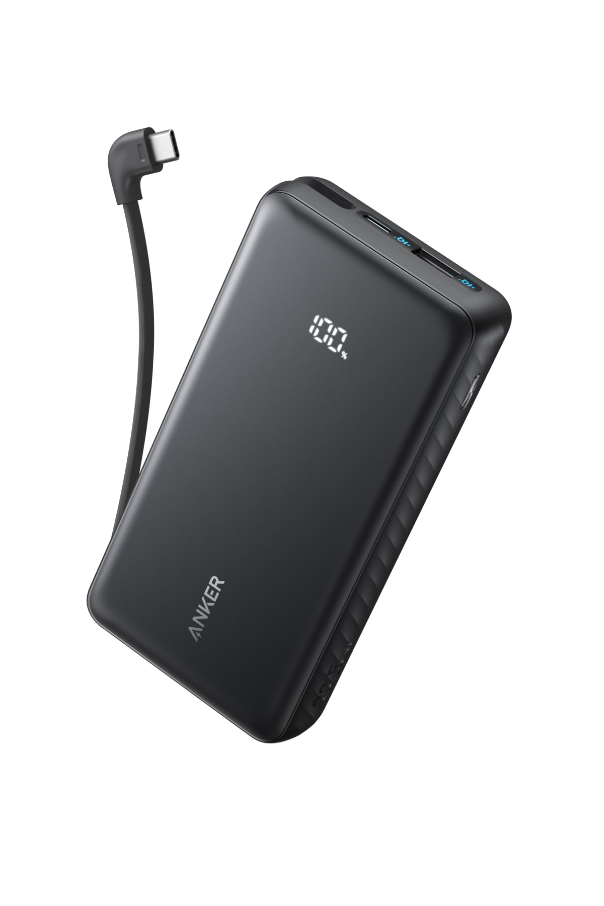 Anker Zolo Power Bank (20000mAh, 22.5W, Built-In USB-Cケーブル） iPhone 17 / 16 / 15 Android iPad その他各種機器