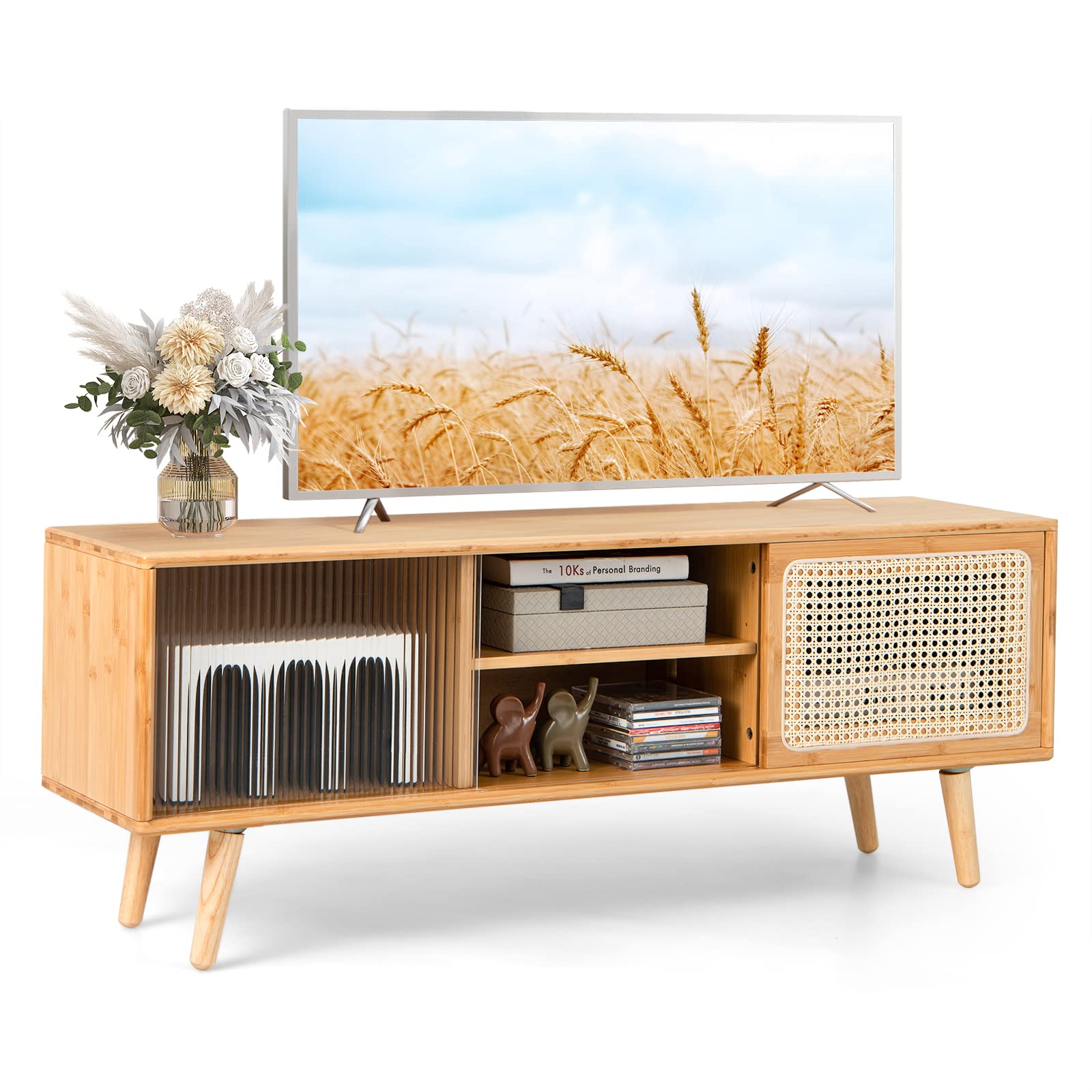 楽天市場】竹材（テレビ台・ローボード｜収納家具）：インテリア・寝具