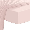 PIZUNA (ピズナ) 400スレッドカウントコットン ボックスシーツ ベッドカバー (シングルXL) 長繊維綿100% 高級コットンサテン 家庭洗濯機洗い可...