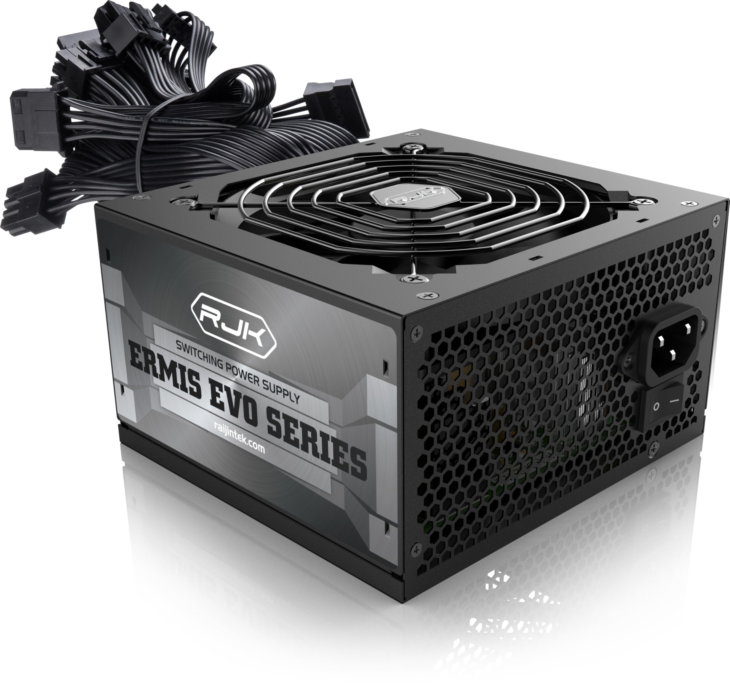 RAIJINTEK ERMIS EVO 650B 電源ユニット 650W ATX3.1 80+ Bronze 認証 非モジュラー 静音ファン PC電源
