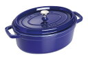 staub ストウブ 「 ピコ ココット オーバル グランブルー 31cm 」 大きい 両手 鋳物 ホーロー 鍋 IH対応 【日本正規販売品】 La Cocot...