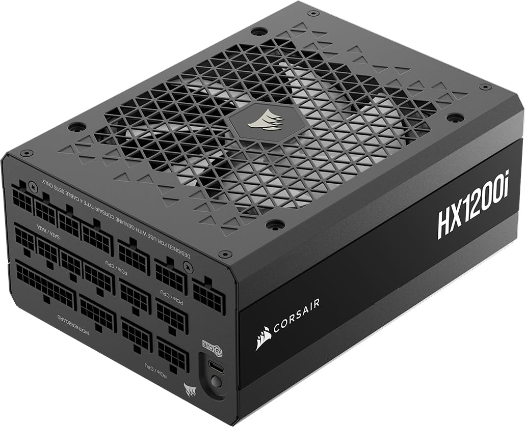 Rakuten - CORSAIR HX1200i 2025モデル PC電源ユニット 1200W PCIE 5.1 対応 Cybenetics Platinum ATX 3.1 認証済 フルモジュラー 12V-2x6 ケーブル付属 CP-9020307-JP