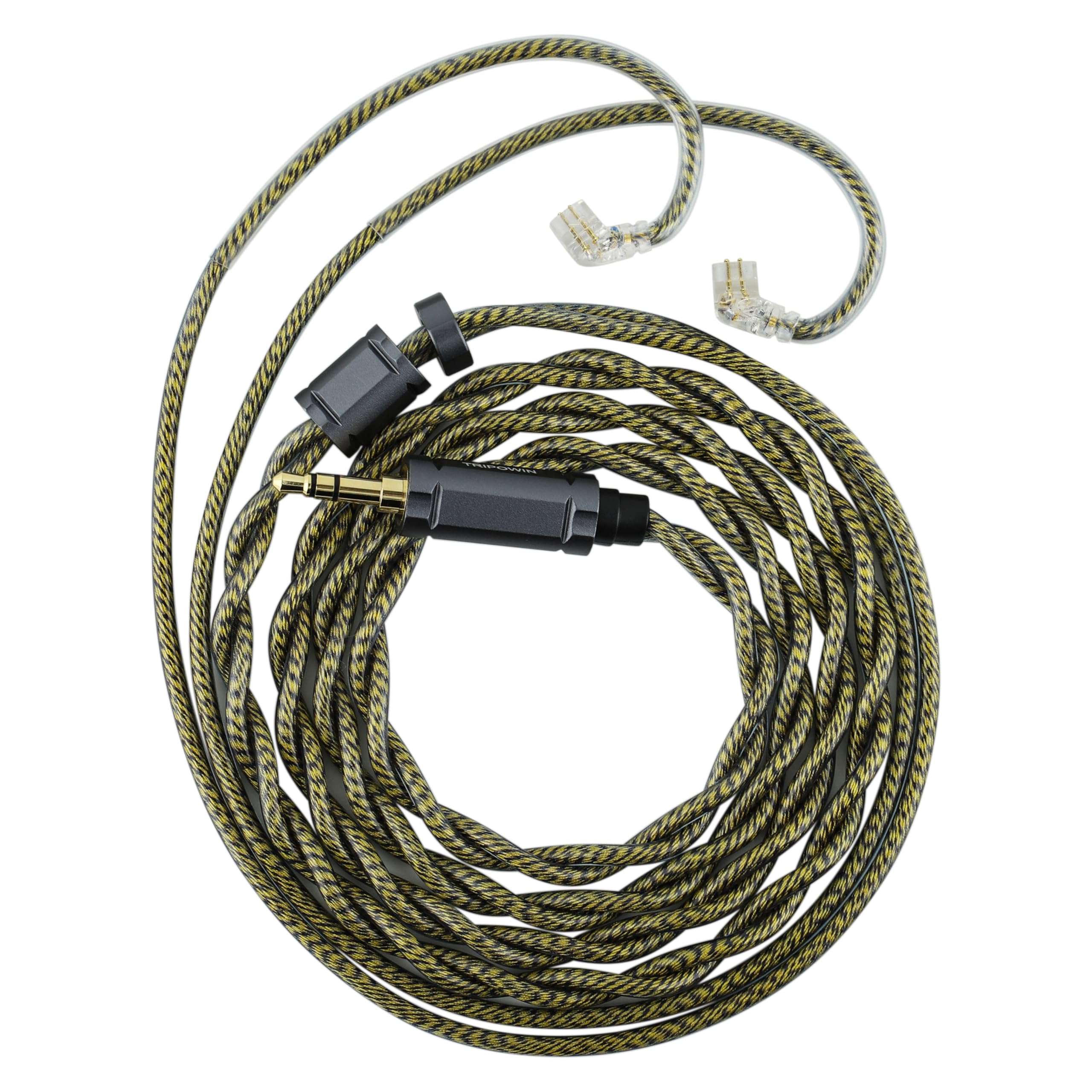 Linsoul Tripowin Cygnus ハイブリッド単結晶銅 IEMケーブル、Litz TYPE5構造＆AWG17仕様 イヤホンコード、インイヤーモニター＆有線イヤホン用HiFi交換ケーブル (0.78mm2pin)