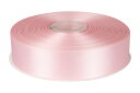 Fondersy シルキー 両面サテンリボン 横長38mm 縦長91M 花束 ギフト ラッピング #ライトピンク