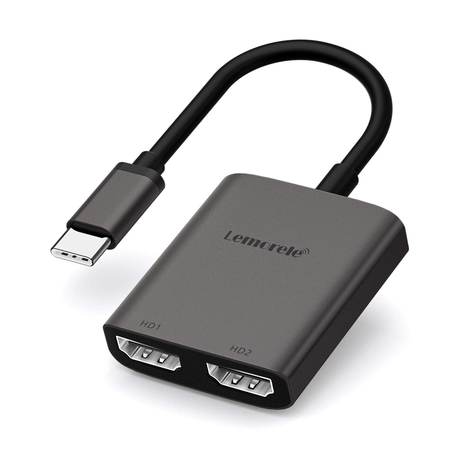 USB C HDMI Ѵץ Lemorele 4K@60Hz 2-in-1 USB Type C Hub ǥ奢 HDMI ϥ ...