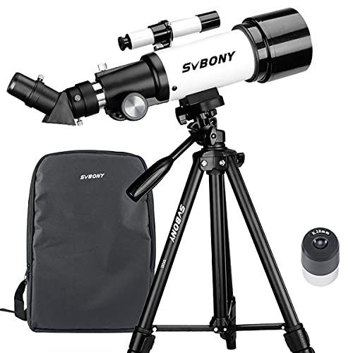 Rakuten - SVBONY SV501P天体望遠鏡 口径70mm 高倍率 天体望遠鏡セット 光学製品メーカー FMC BAK4プリズム 初心者用望遠鏡 子供 専用四段三脚&収納バッグパック 日本語説明書付き 天体観測 入門用 地上 天文両用 ファインダーとしても使用可能