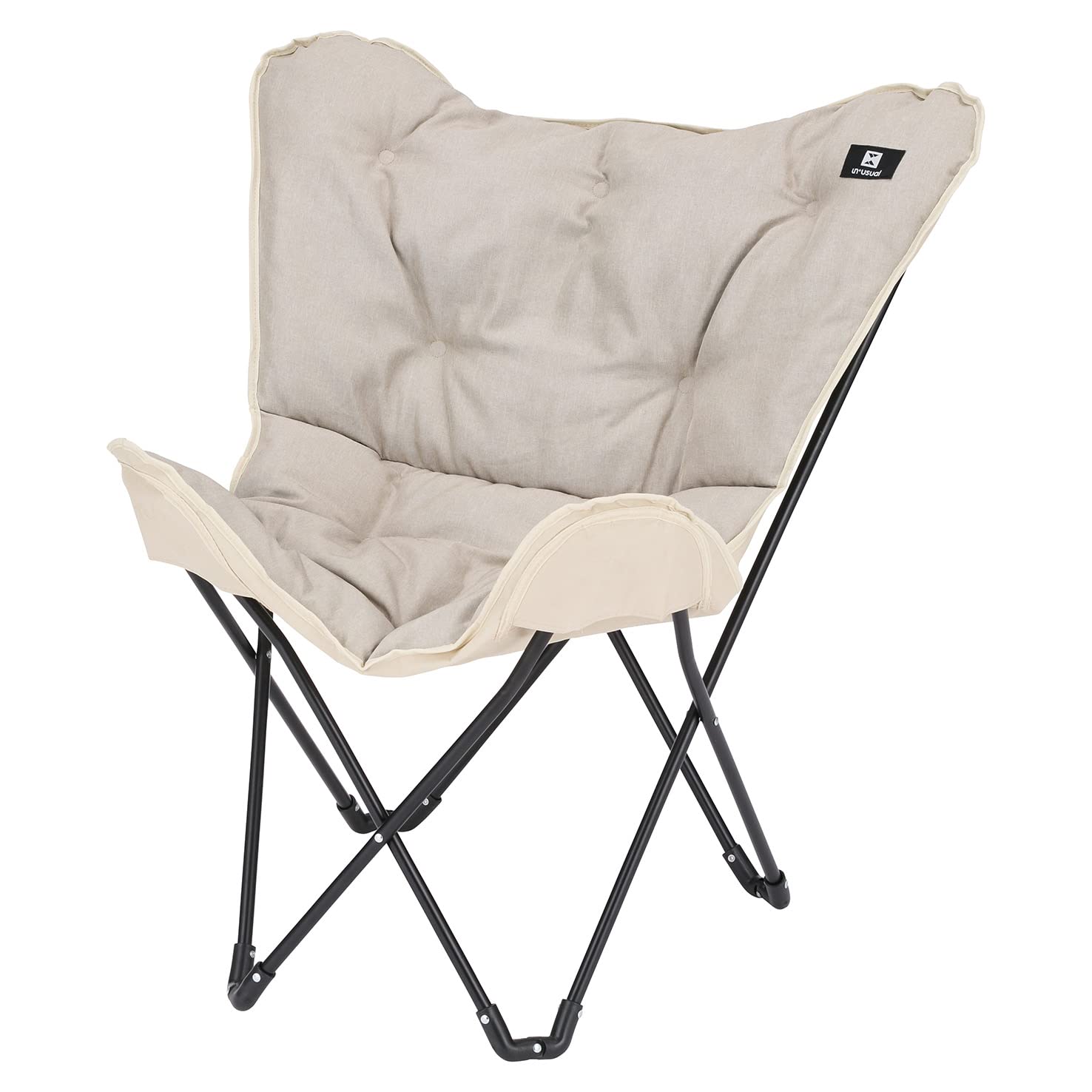 楽天SelectSHOP 岐阜 楽天市場店武田コーポレーション 【キャンプ・アウトドア・リビング】 ベージュ 85×75×87cm リラックスチェア YRC22-85BE