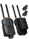 Lemorele ワイヤレスHDMI 200M SDI&HDMI無線映像伝送 HDMI 無線化 バッテリー2個付き 4台受信機増設可能 収納に便利 656ft 0.06秒最小遅延 設定不要/WiFi不要 5Gワイヤレス伝送技術 1080@60Hz 技適認証