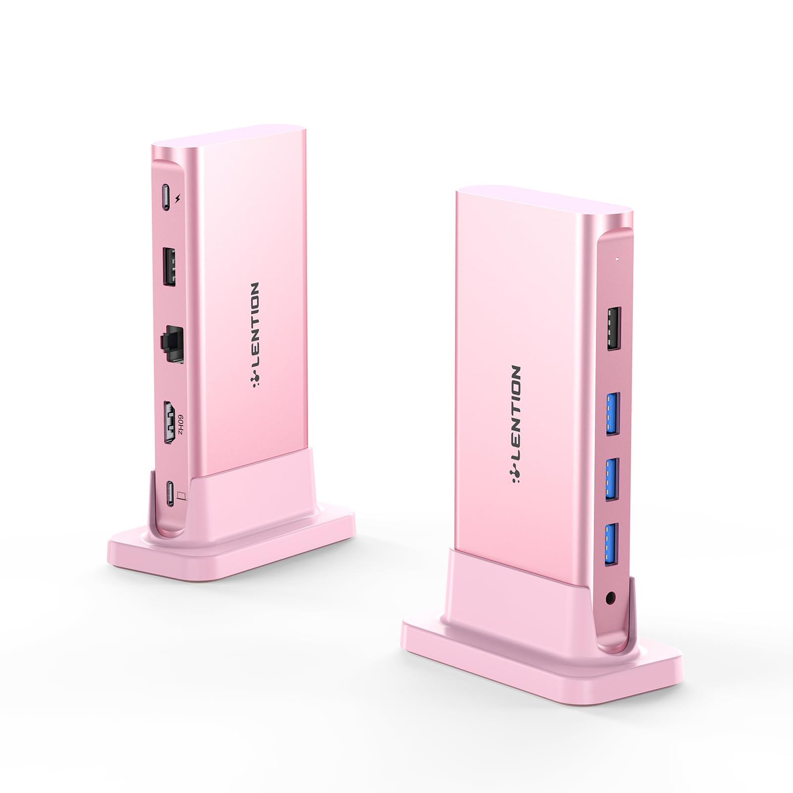 LENTION USB Cɥå 4K@60Hz HDMI USB 3.0/2.0 ӥåȥͥå 100W PD & Aux...