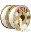 OVERTURE PLA フィラメント Easy PLA フィラメント 3Dプリンター用素材 3D印刷 3Dプリンター フィラメント 1.75mm 2kgスプール 高い寸法精度+/- 0.03mm 高密度 ほとんどのFDMプリンターに適合(Easy ホワイ