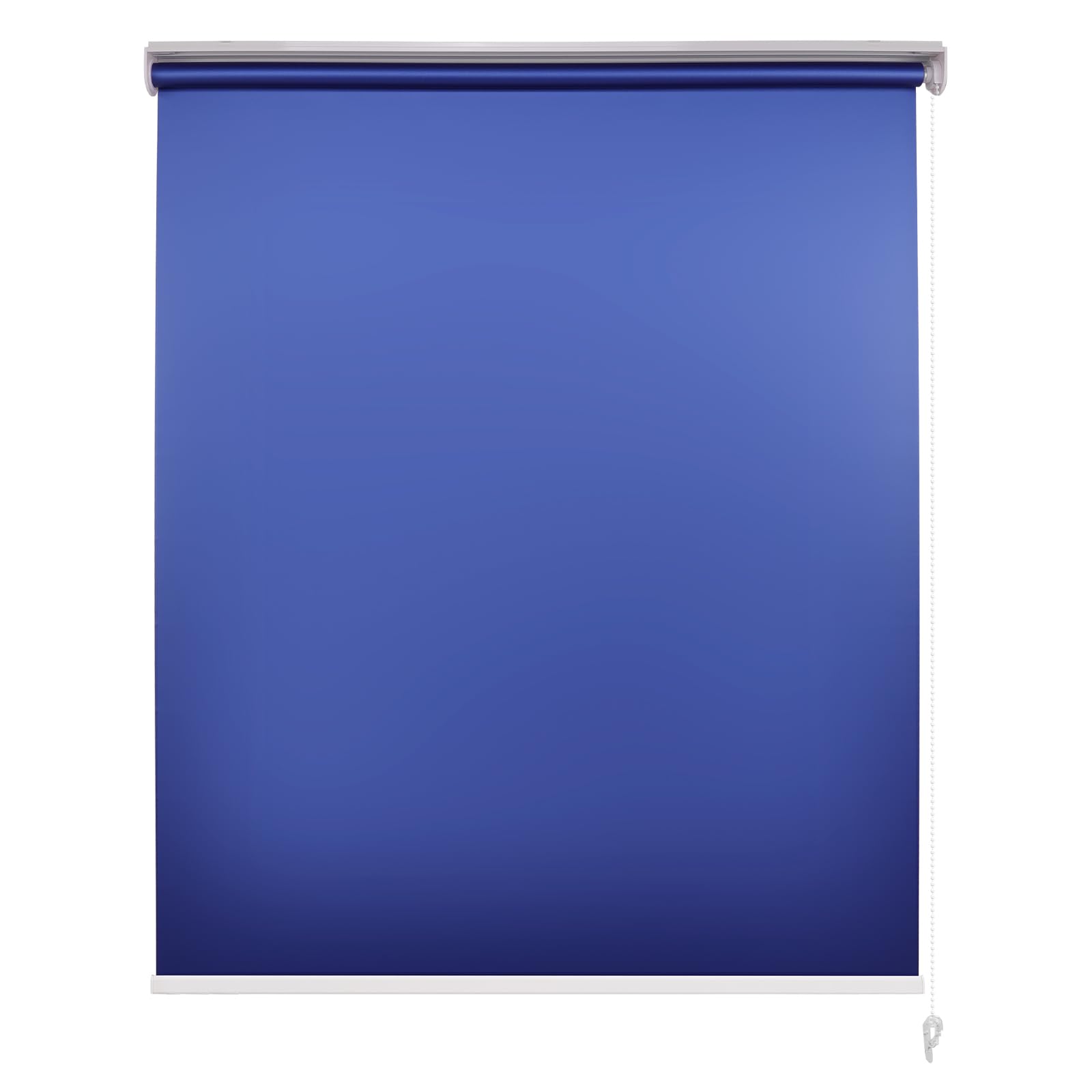 Hong pu TAO ロールスクリーン ロールカーテン チェーン式 防水 遮光 防音 表裏同色 遮熱 防寒 省エネ 目隠し UVカット ベッドルーム キッチン リピング 簡単取付け シンプル 無地 丈220cm 幅110cm ネイビー