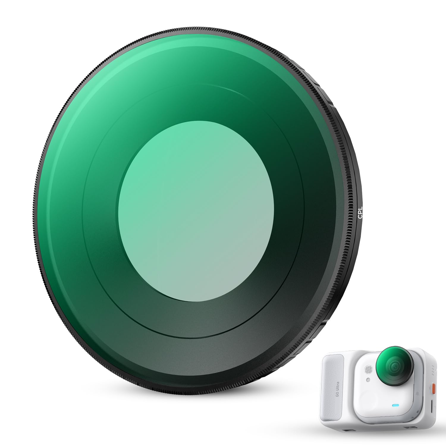 Rakuten - K&F CONCEPT Insta360 GO Ultra専用 CPLフィルター(CPL)偏光フィルター 反射除去 28層ナノコーティング 撥水防汚 装着簡単